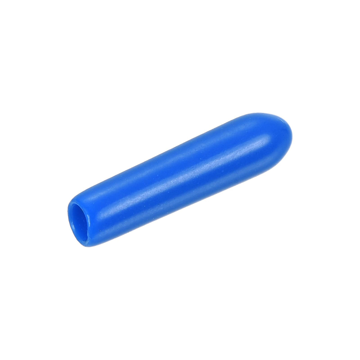 20pcs Rubber End Caps 2.5mm ID Vinyl PVC Round Tube Bolt Cap Cover Screw Thread Protectors Blue