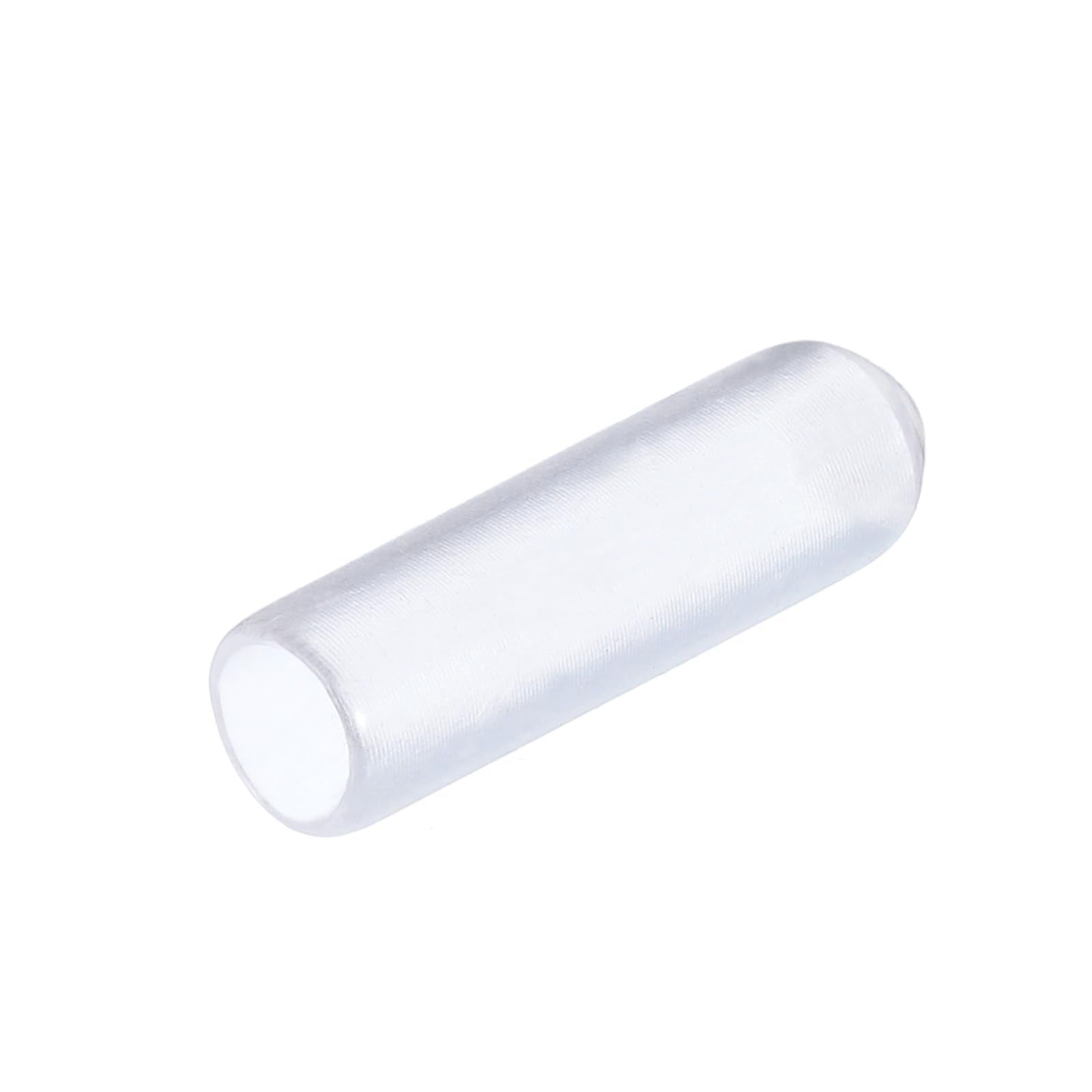 20pcs Rubber End Caps 4mm ID Vinyl PVC Round Tube Bolt Cap Cover Screw Thread Protectors Clear