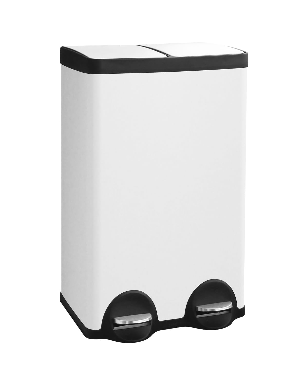 Kitchen Trash Can Dual Compartments