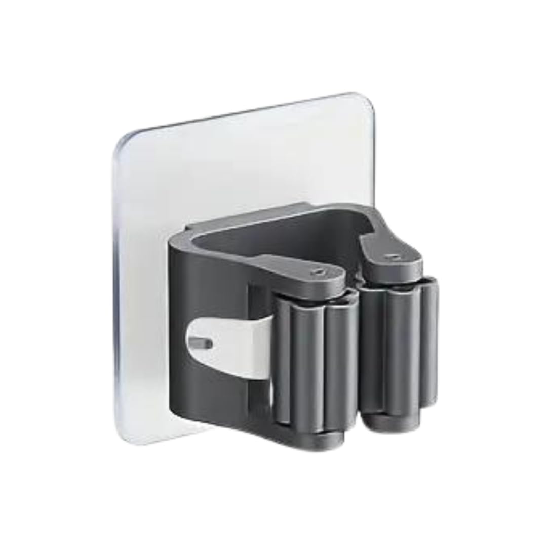 4 Hooks Mop and Broom Holder Wall Mount