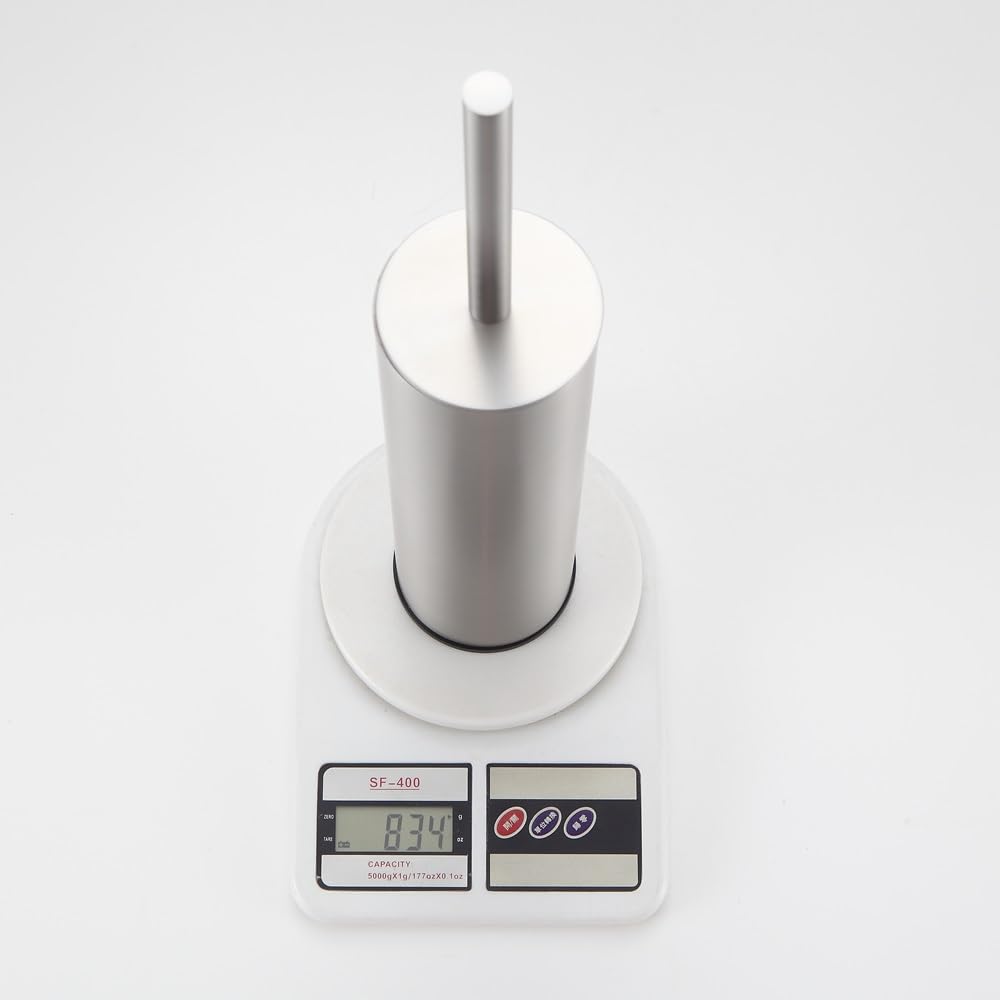 Toilet Brush and Holder Set Brushed Nickel Stainless Steel