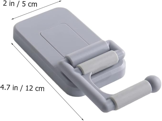 3pcs Microfiber Mop and Broom Holder Wall Mount Adhesive Mop Hanger Space Saving Broom Rack for Floor Cleaner Easy Install for Home