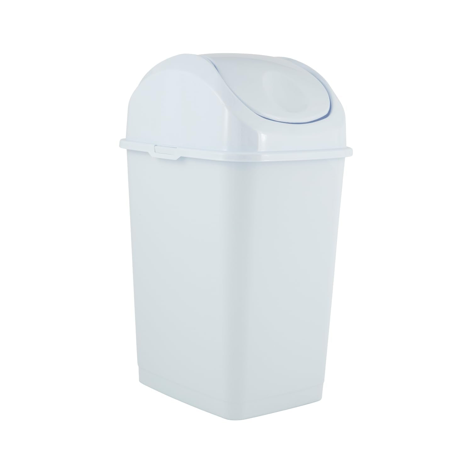 Kitchen Trash Can with Swing Top Lid 9 Gallon Slim Waste Bin 37 Qt Sturdy Plastic Garbage Can Medium Recycling Bin for Office