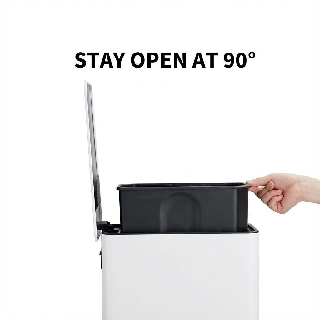 15 L Kitchen Step Trash Can