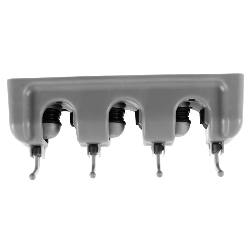 Umbrella Clip Mop Broom Holder Wall Mount Storage Rack 3 Ball Slots 4 Hooks Anti