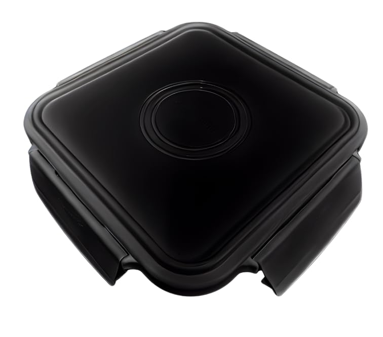 4 Gallon Square Food Grade Bucket Pail with Plastic Handles and Lid