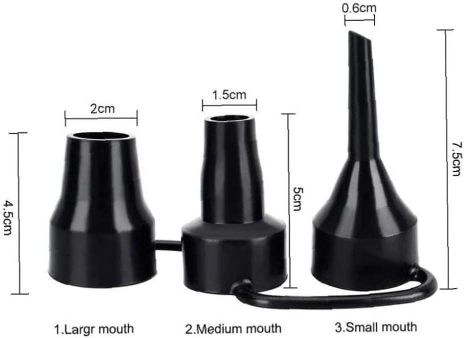 2pcs 3 Sizes Inflatable Pump Nozzles Head
