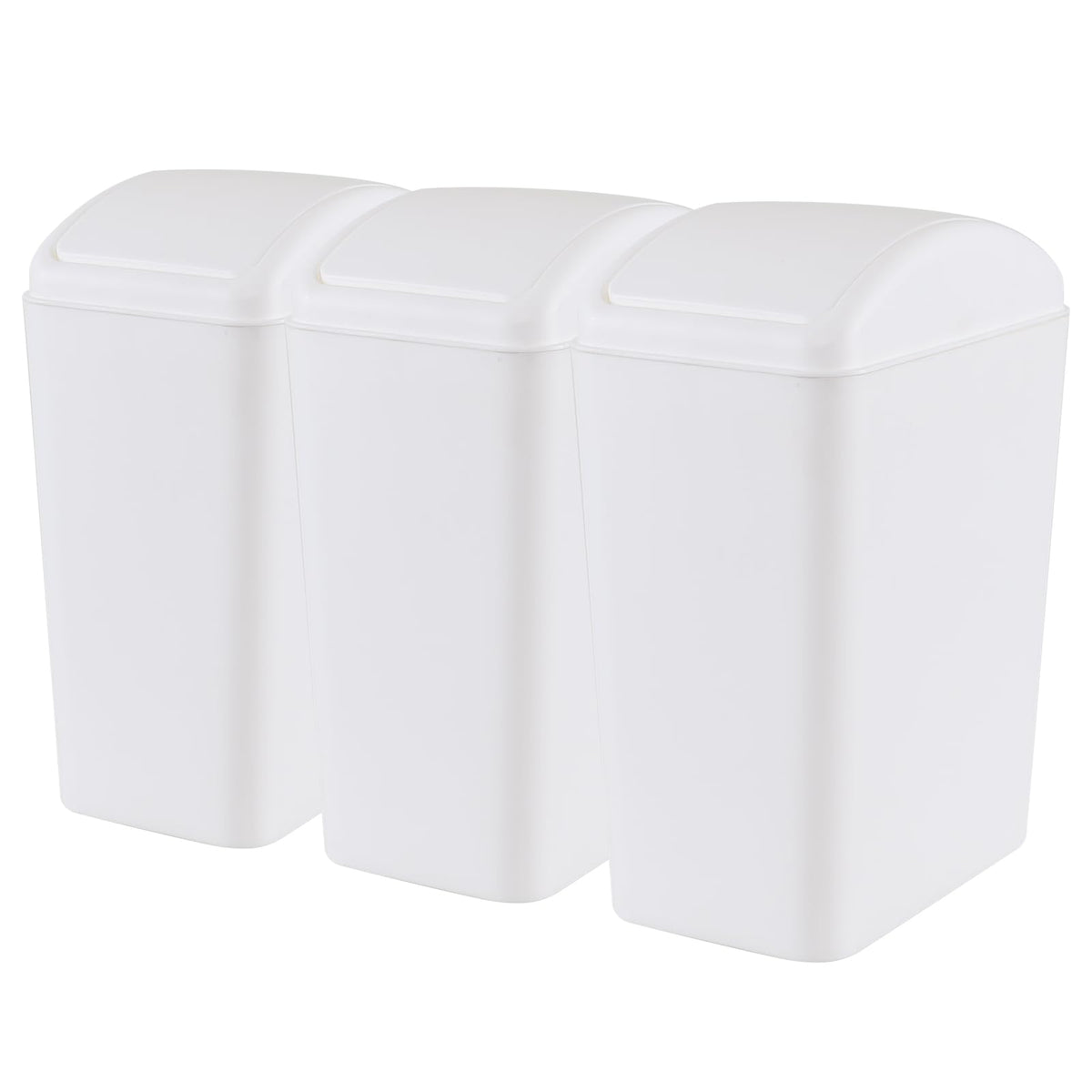 4.5 Gallon Plastic Swing Top Garbage Can (3 Count)