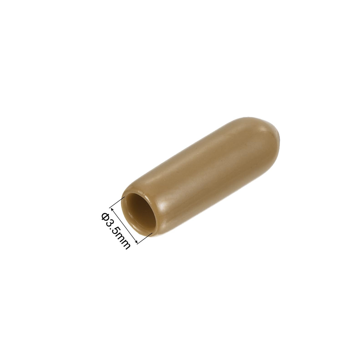20pcs Rubber End Caps 3.5mm