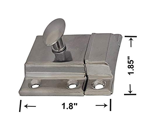 Oval Turn Cabinet Latch (2 Count)