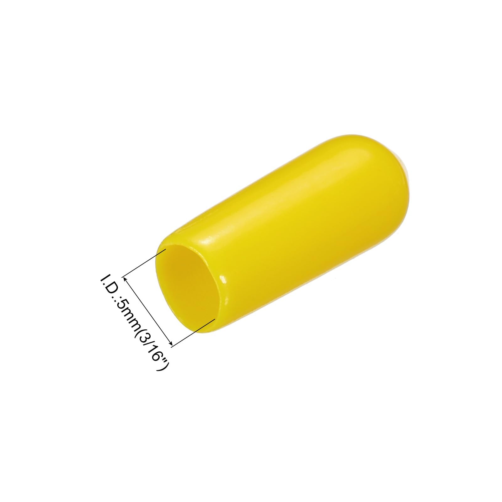20pcs Rubber End Caps 5mm