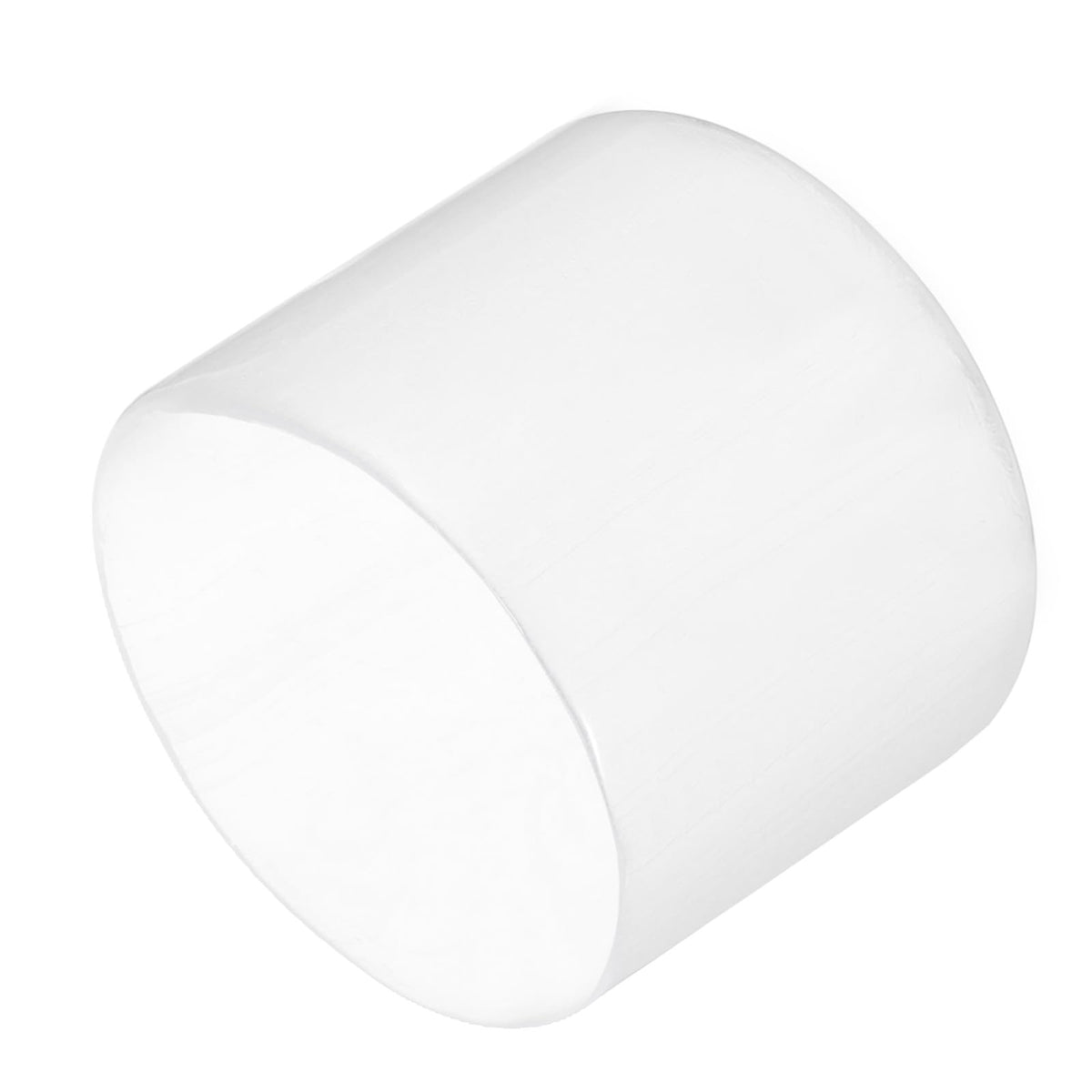 20pcs Rubber End Caps 35mm ID Vinyl PVC Round Tube Bolt Cap Cover Screw Thread Protectors Clear