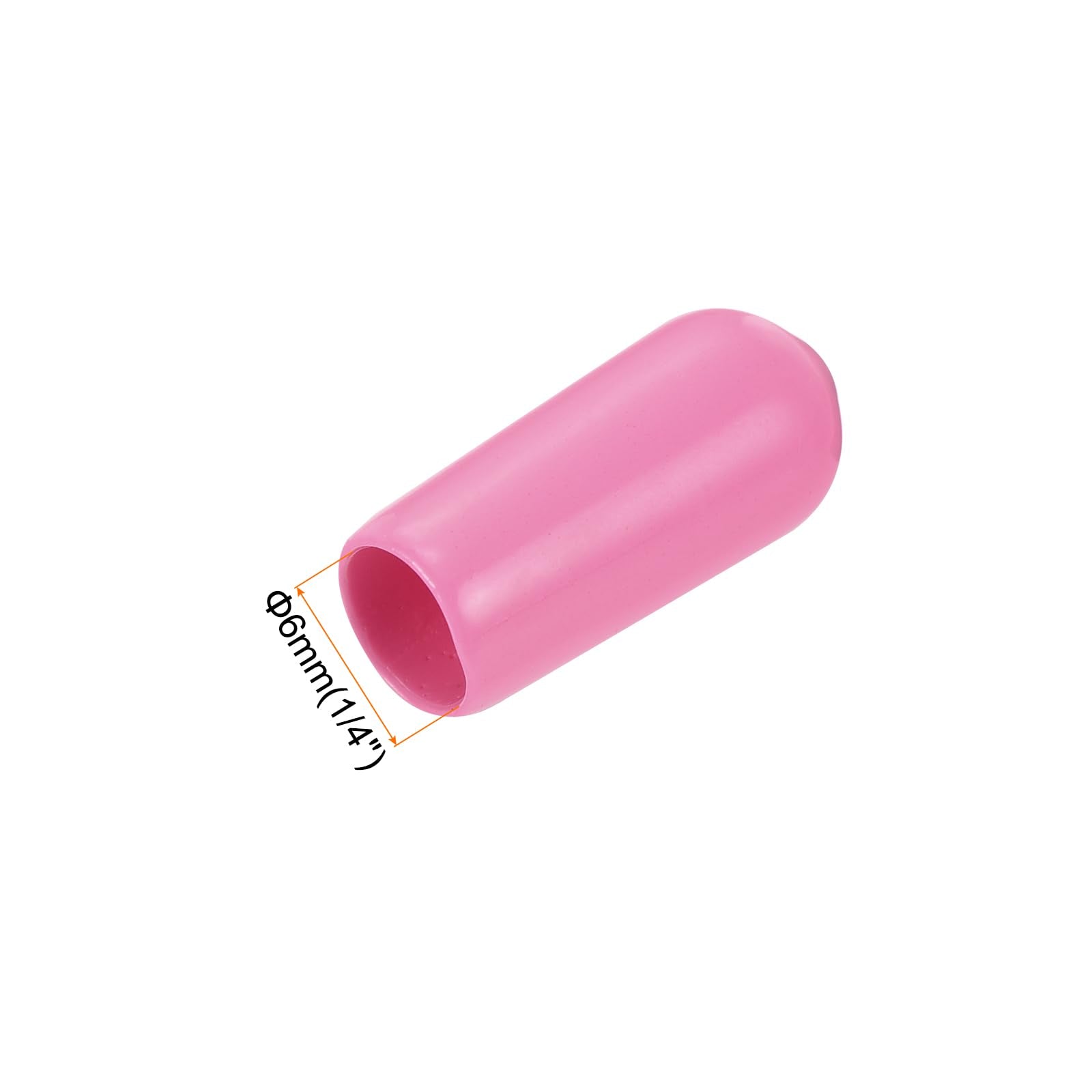 20pcs Rubber End Caps 6mm