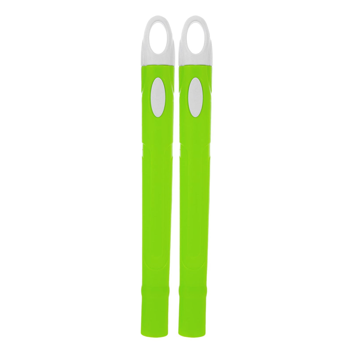 2pcs Broom Handle Grip Replacement Mop Handle End Caps Stainless Steel Extended Rods for Floor Cleaning Indoor Sweeping with Hanging Function