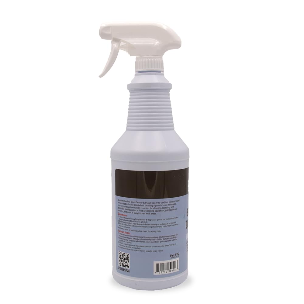 Santeen Professional Stainless Steel Cleaner & Polish (192 Fl Oz) - ModHome Supplies