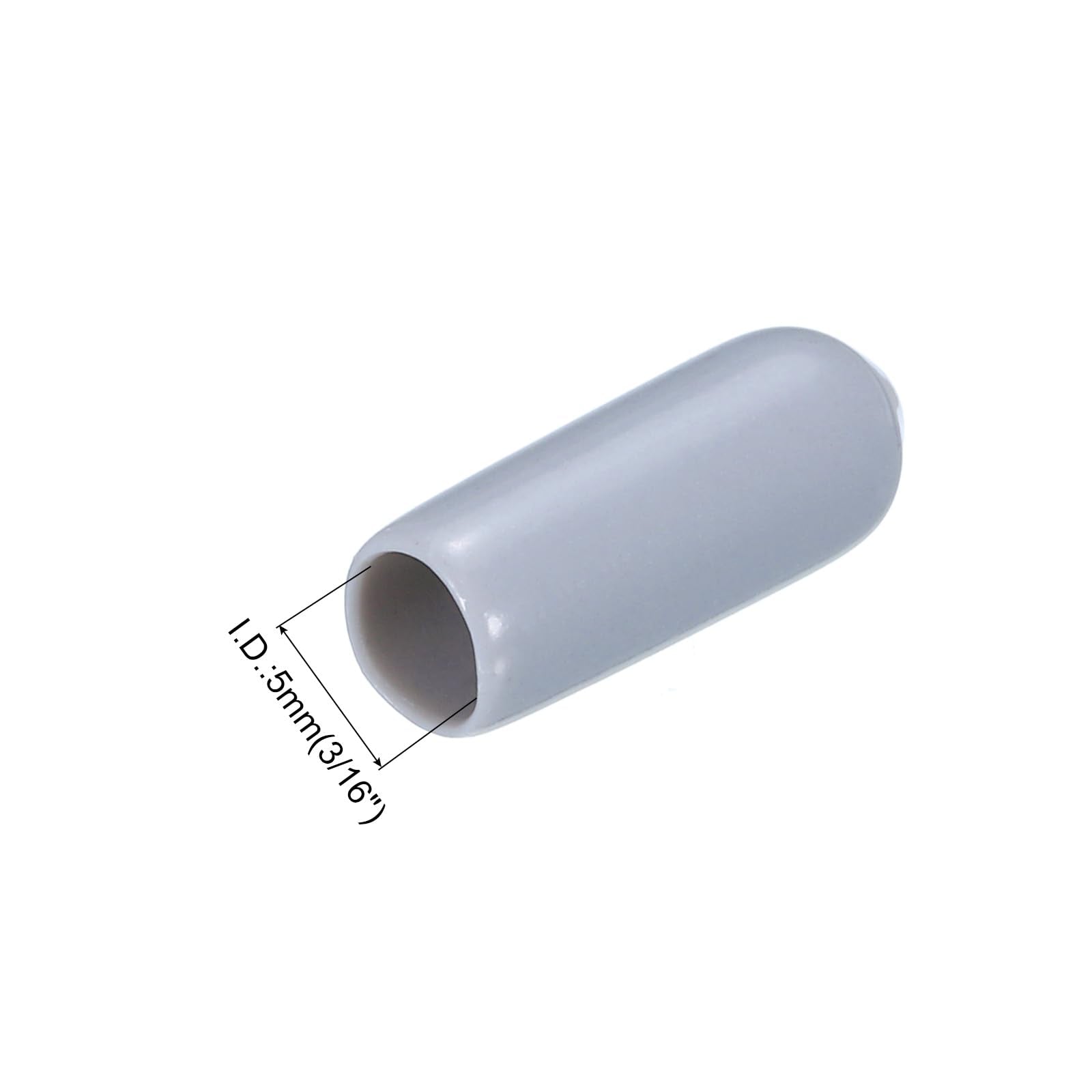 20pcs Rubber End Caps 5mm