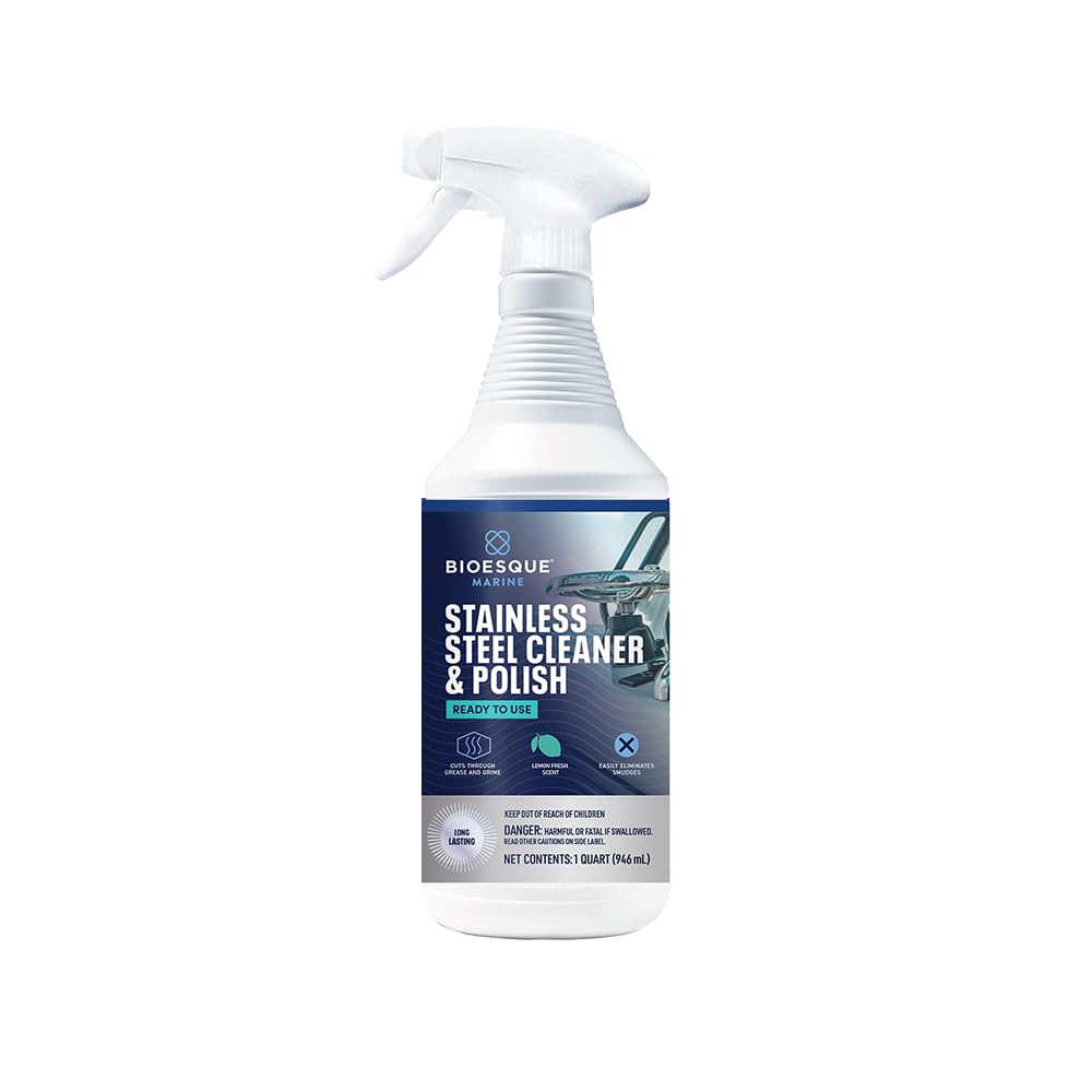 Marine Stainless Steel Cleaner & Polish (32 Fl Oz) - ModHome Supplies