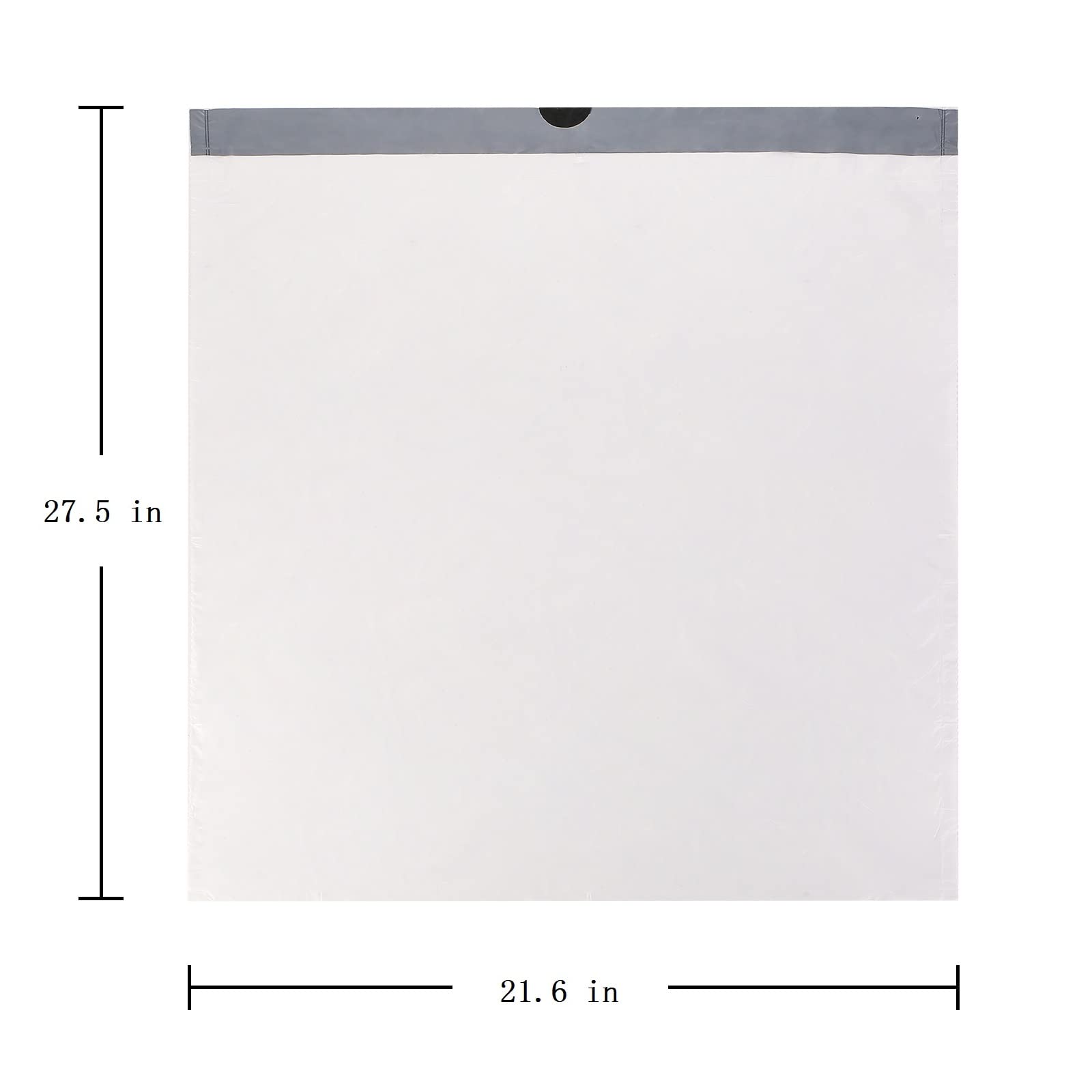 Trash Bags Drawstring Garbage Bags 8 Gallon Thickened Stretchy (100 Count)
