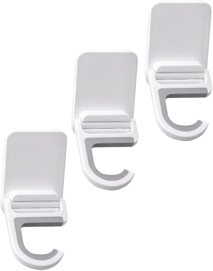 Broom Gripper Wall Mount 3pcs Mop Holders Adhesive Wall Hook for Kitchen Bathroom Utility Room