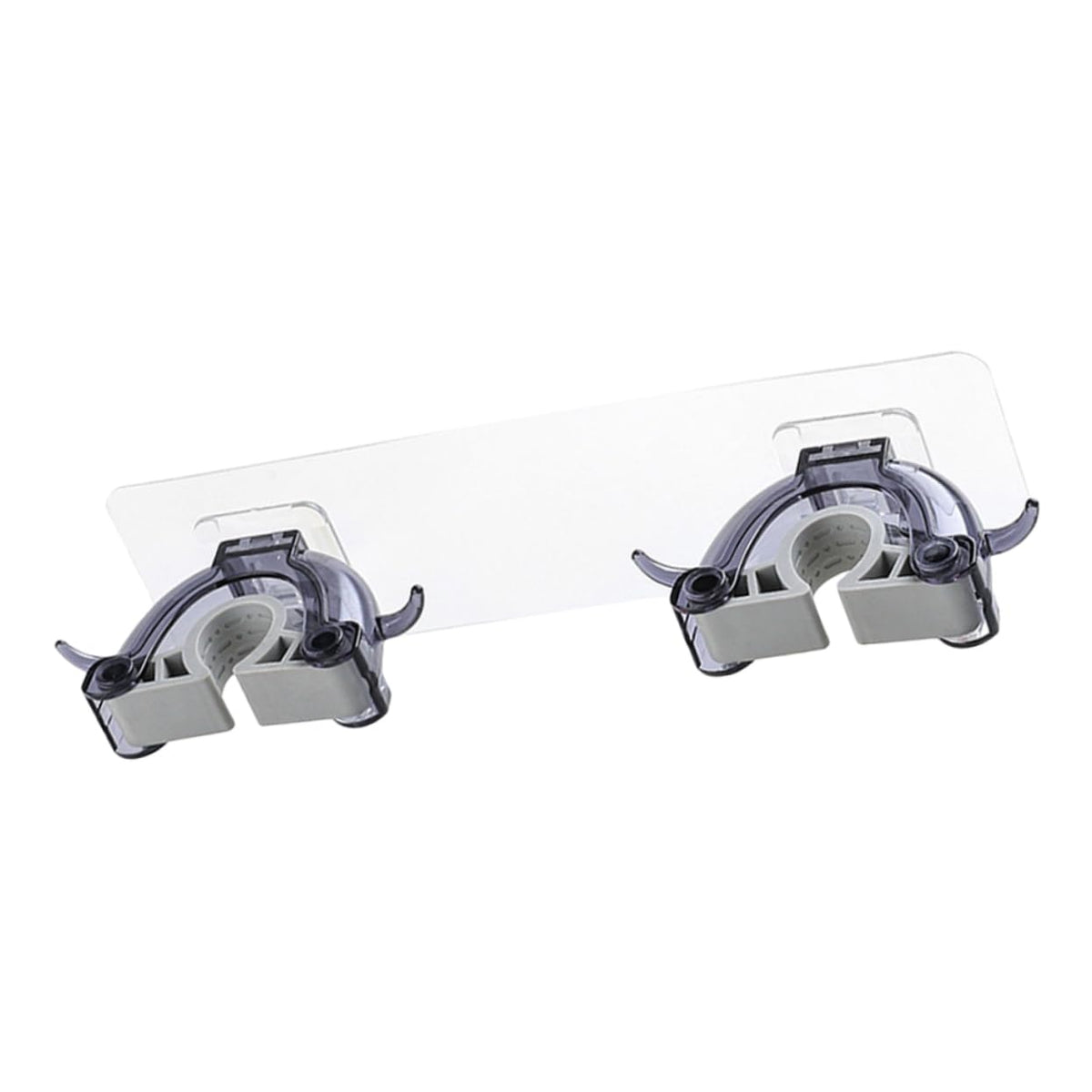 Plastic Mop Clip Double Buckles Broom Hanger Mop Hook Seamless Design Home Kitchen