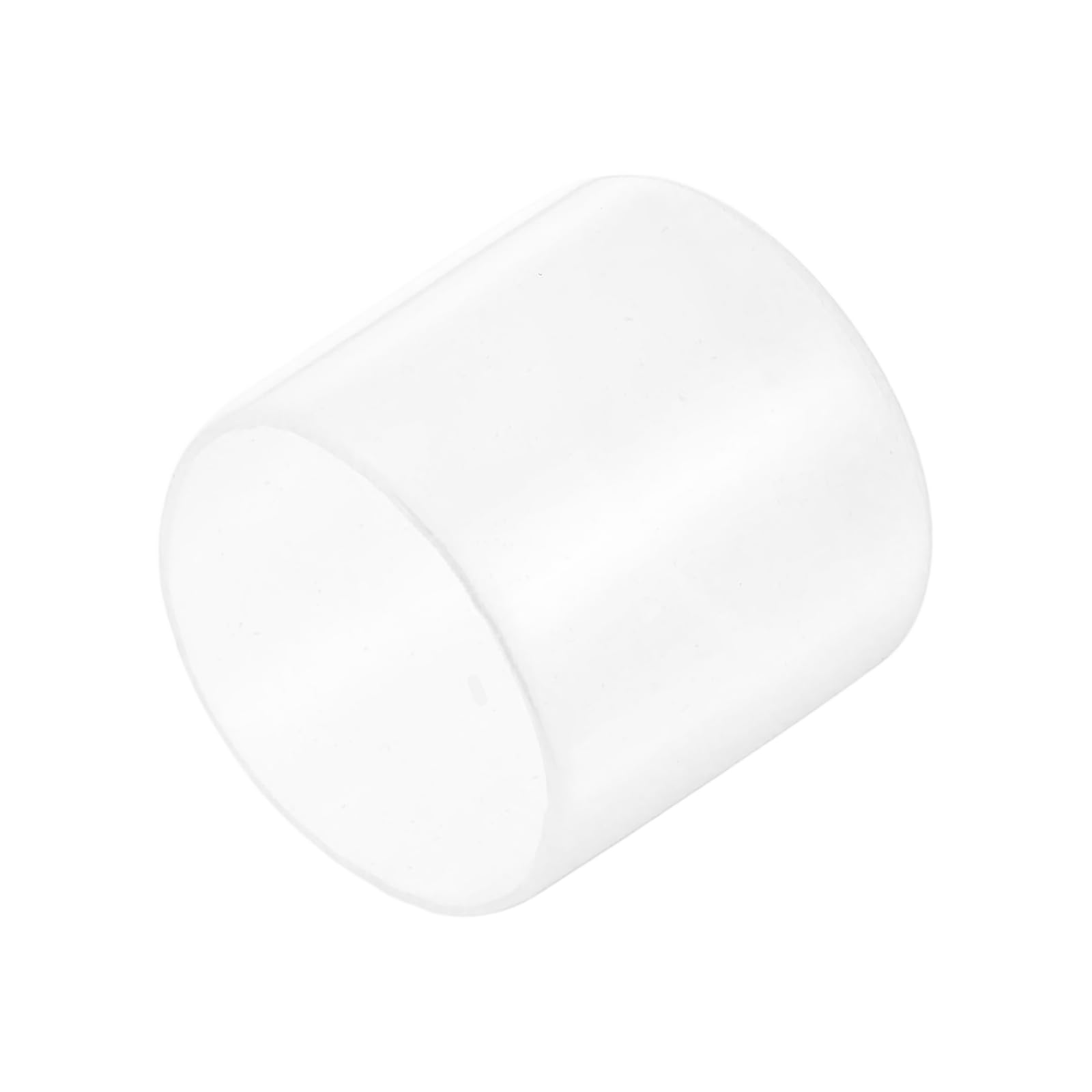 20pcs Rubber End Caps 33mm ID Vinyl Round Tube Bolt Cap Cover Thread Protectors Clear