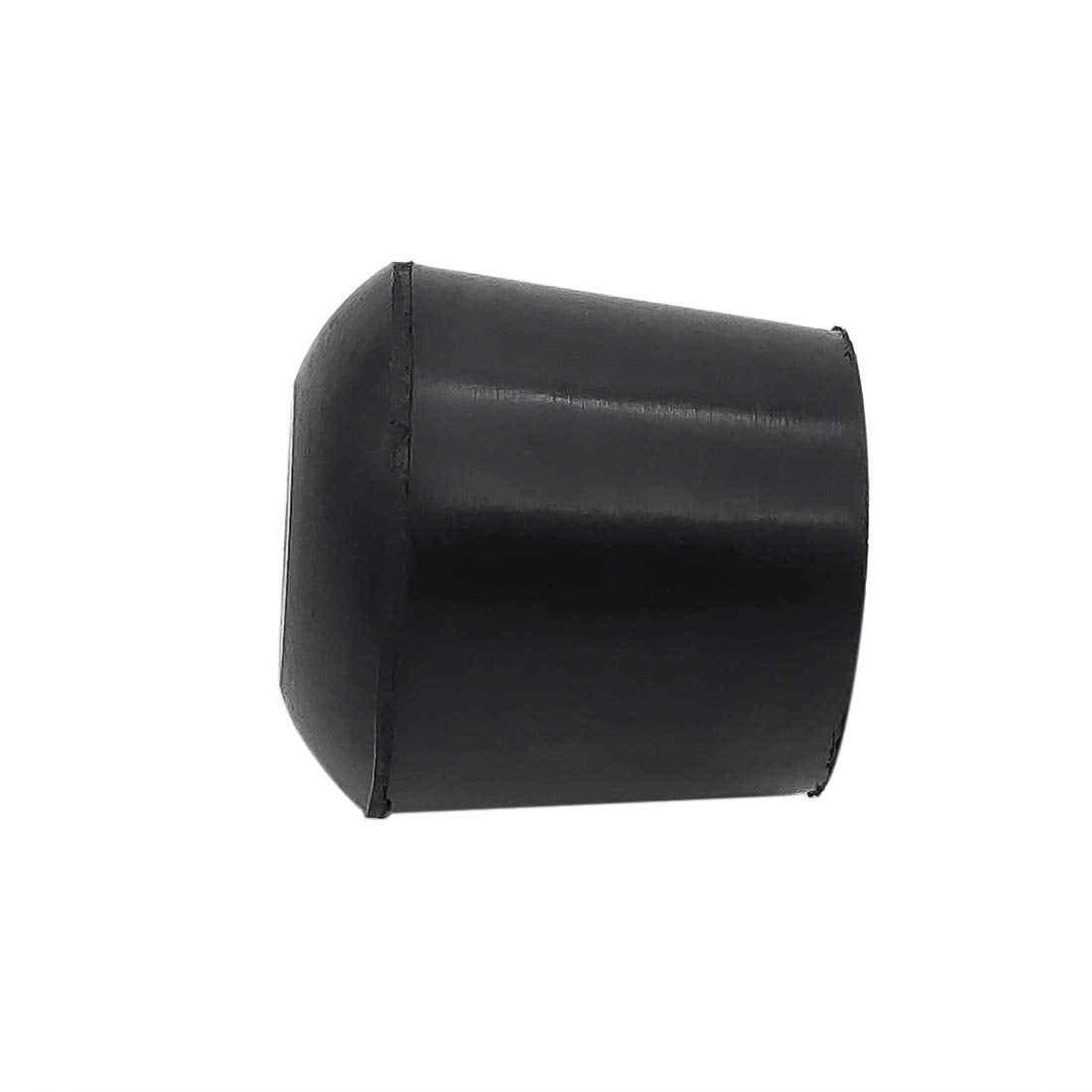 Furniture Chair Leg Caps Round Black 25mm 1" 4PCS (4 Count)