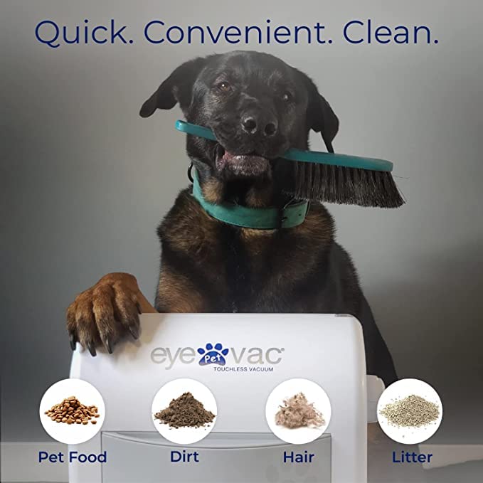 EyeVac Pet Touchless Vacuum Automatic Dustpan