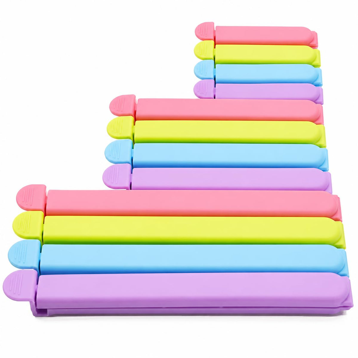Tmflove 12 PCS Sealing Clips for Food and Snack Bag (12 Count)