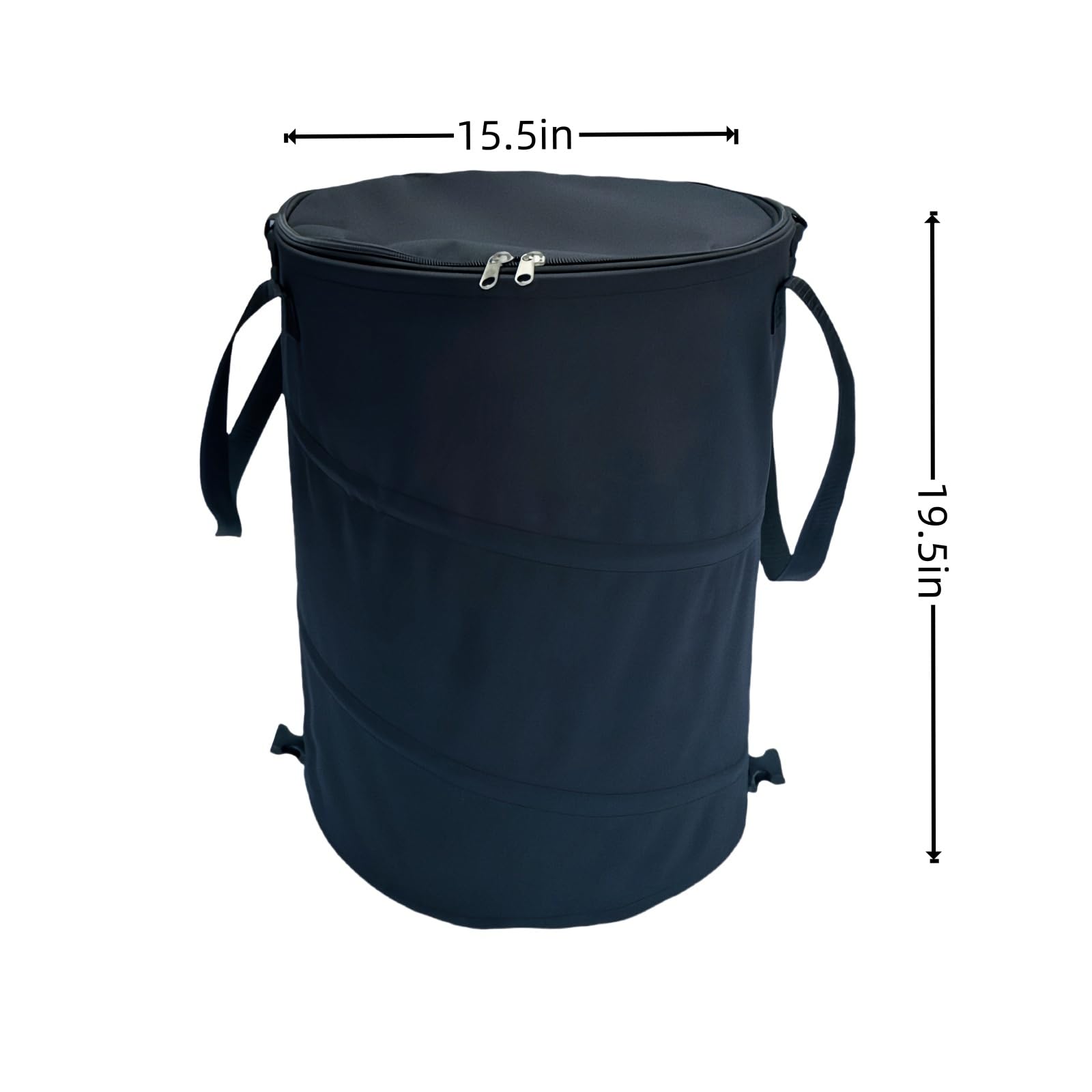 Collapsible Trash can with lid