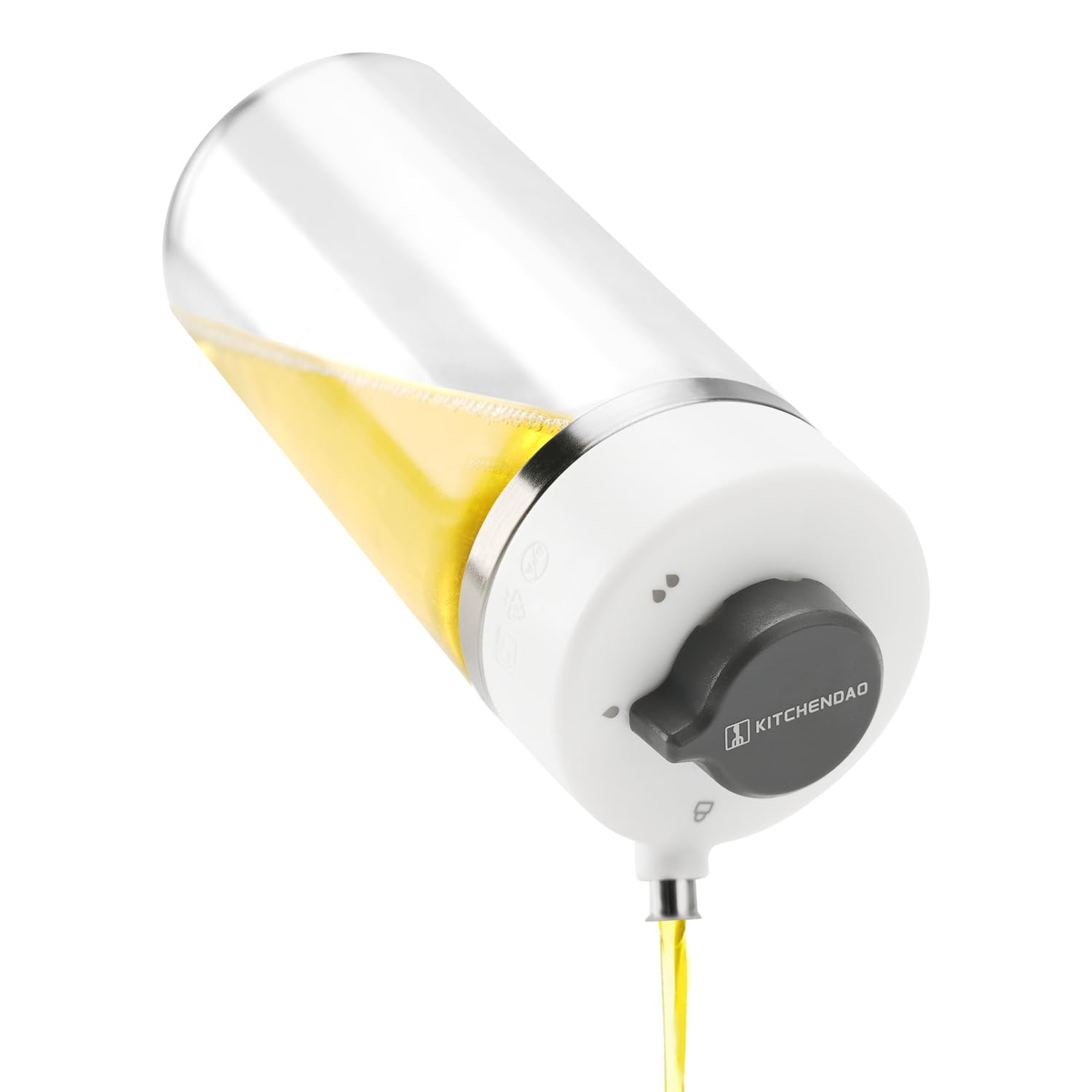 Precision Pour Glass Oil Dispenser with 3 Modes