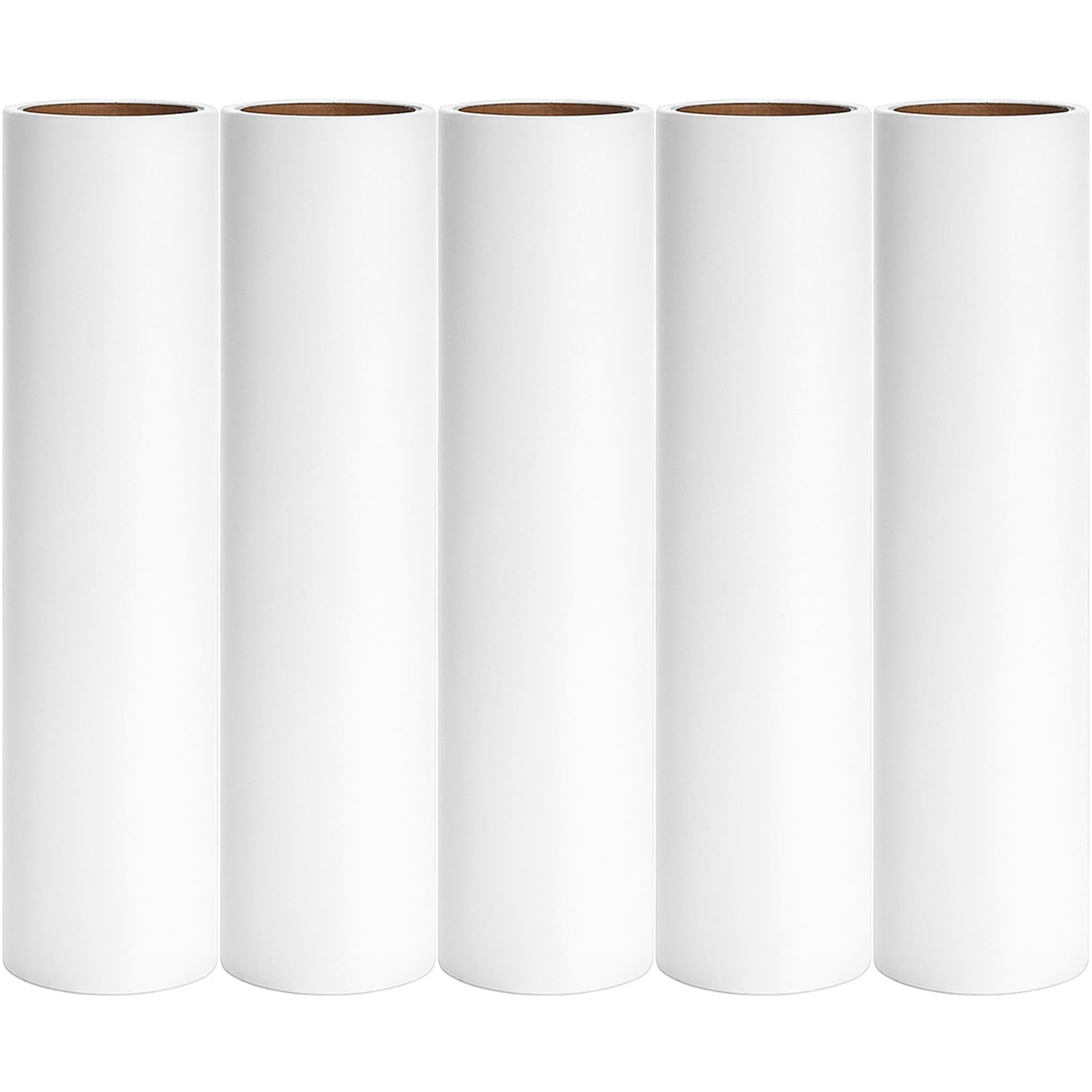 10 inch Mega Lint Roller Refills for Evercare Layers Smart Design Large Floor Lint Rollers Extreme Stick 10'' Wide Sticky Roller Refills 60 Sheets per Roll 5 Pack Total 300 Sheets (300 Count)