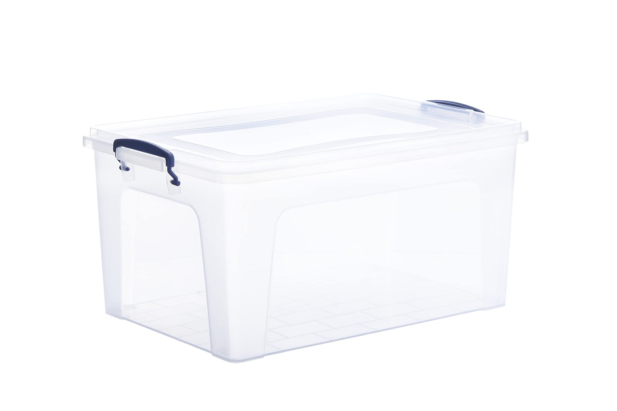 36 Quart Clear Plastic Storage Boxes with Lids (6 Count)