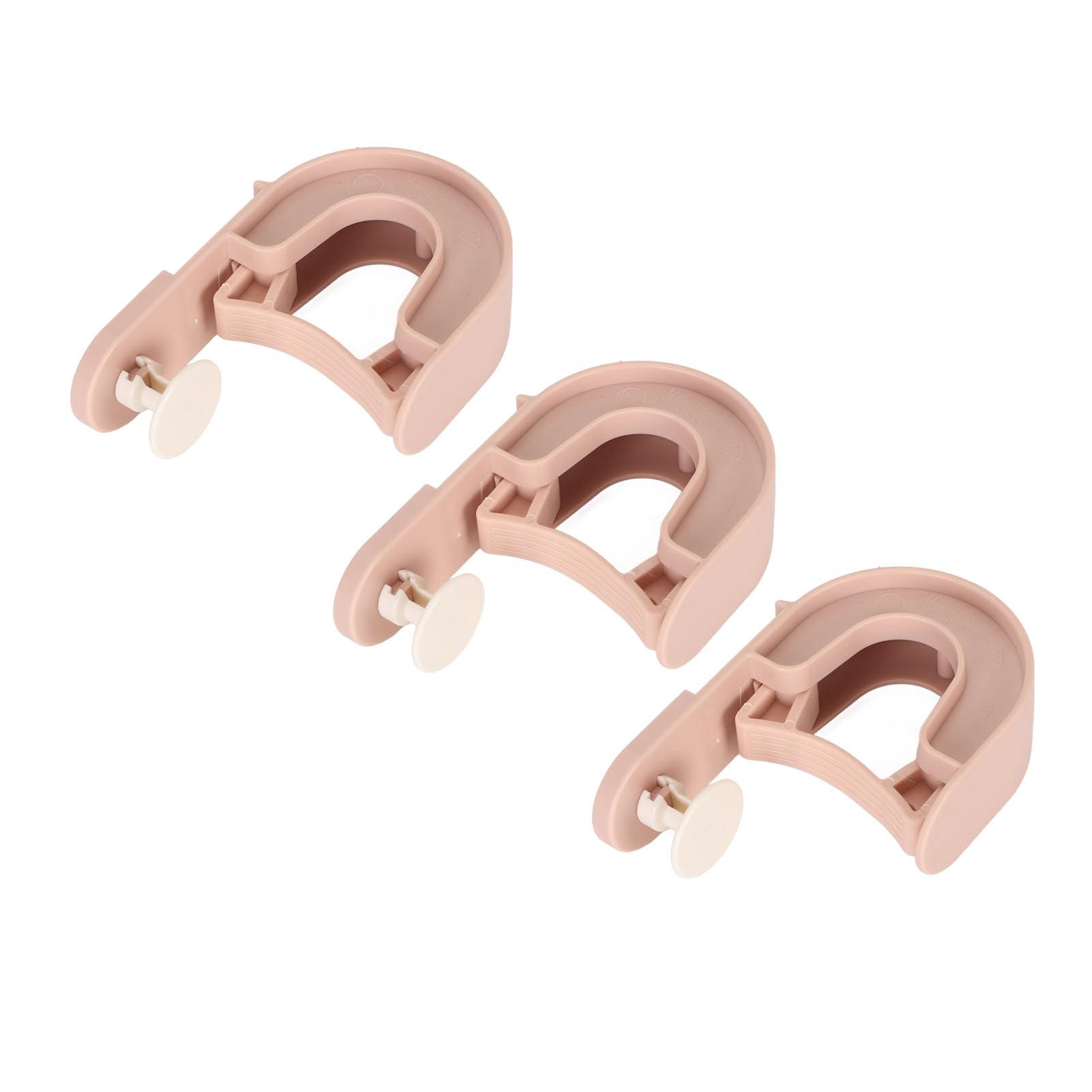 3Pcs Broom Mop Holder Self Adhesive Prevent Slip Multipurpose Wall Mount Mop Grippers for Home Bathroom Kitchen Garden Garage