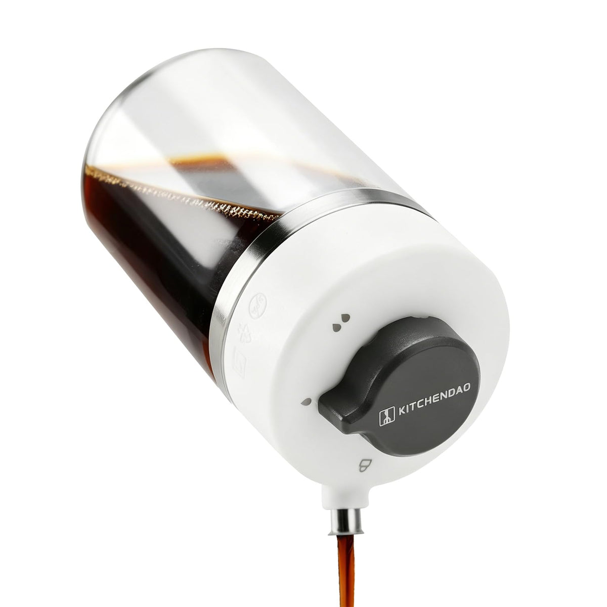 Precision Pour Glass Soy Sauce Dispenser with 3 Modes