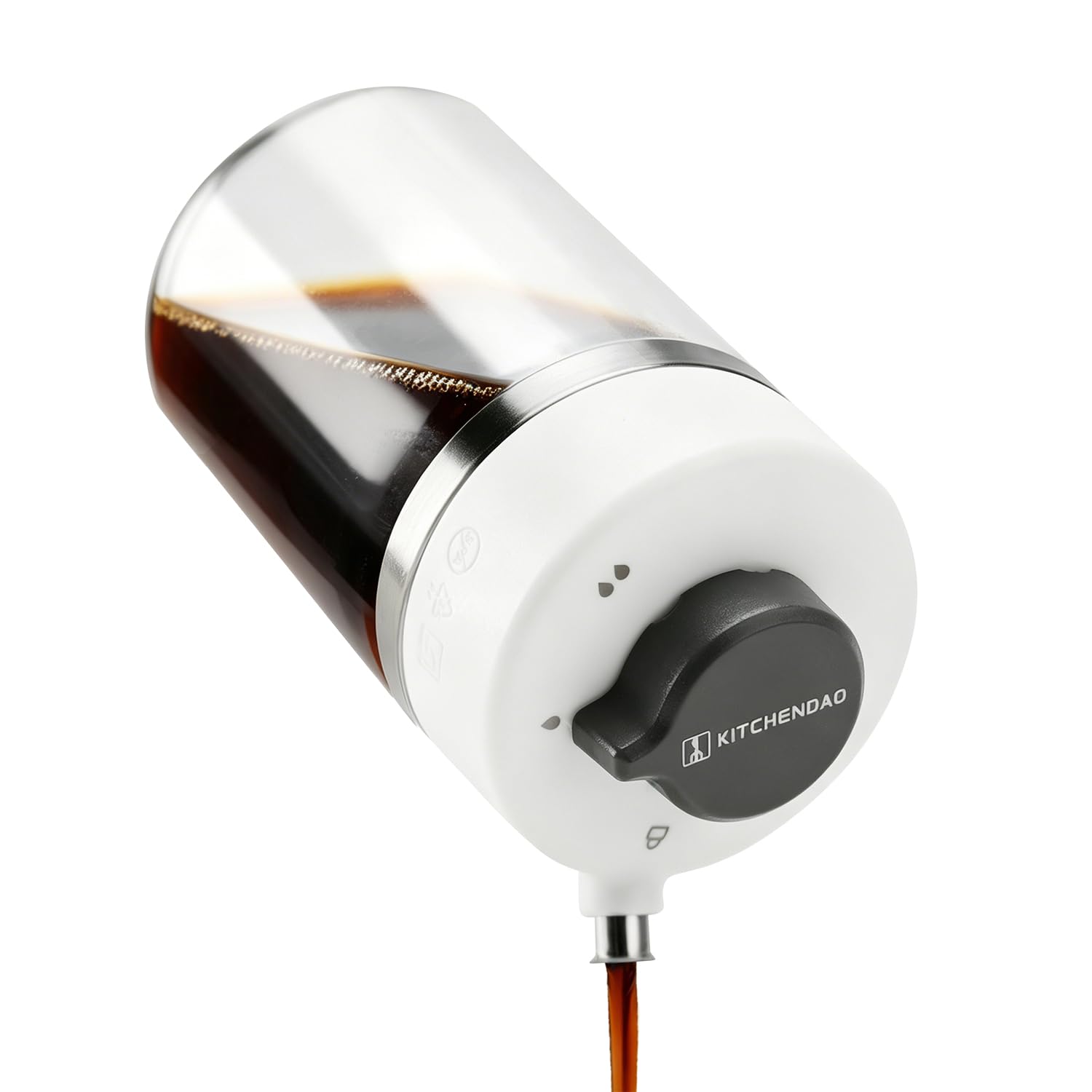 Precision Pour Glass Soy Sauce Dispenser with 3 Modes