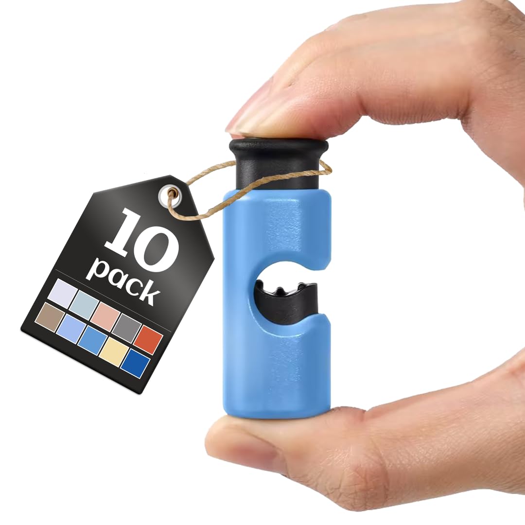 10 Pack Squeeze and Lock Bread Bag Clips