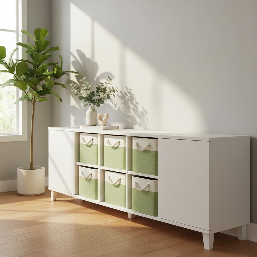 Cube Storage Bins (6 Count)