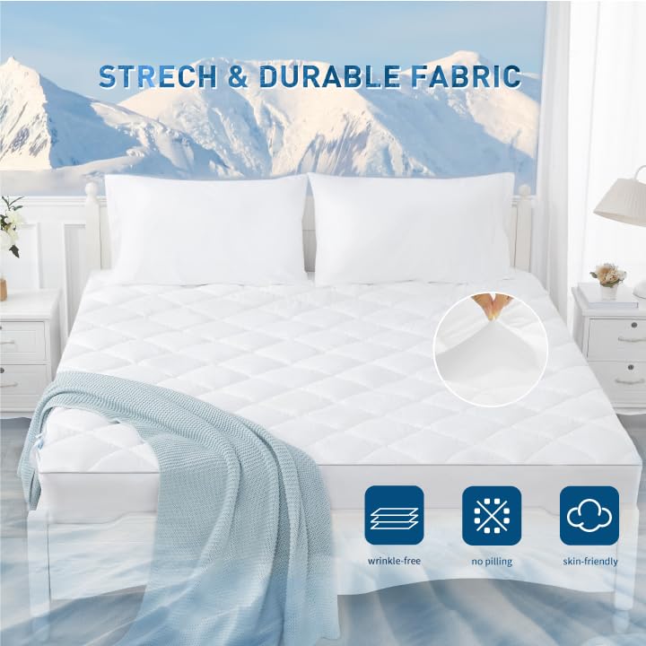 Cooling Full Mattress Pad for Hot Sleepers