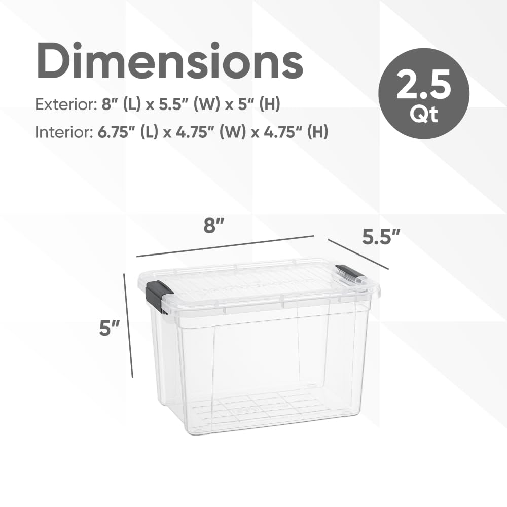 Storage Bins with Lids