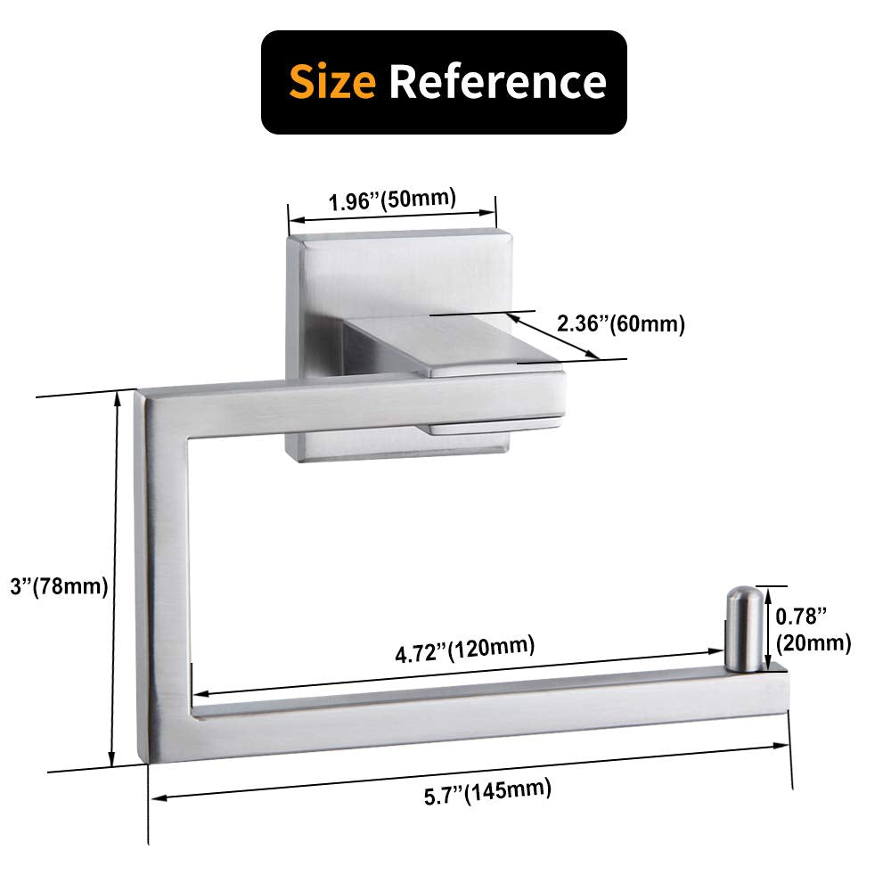 Bathroom Toilet Paper Holder SUS304 Stainless Steel Kitchen Washroom Tissue Roll Dispenser Wall Mounted Rustfree 5