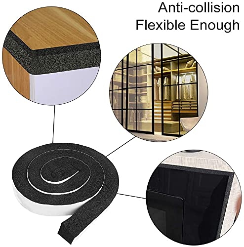 2 Rolls 1.18 Inch X 1 Inch Open Cell Foam Tape for Window Air Conditioner Insulation (13 Foot)