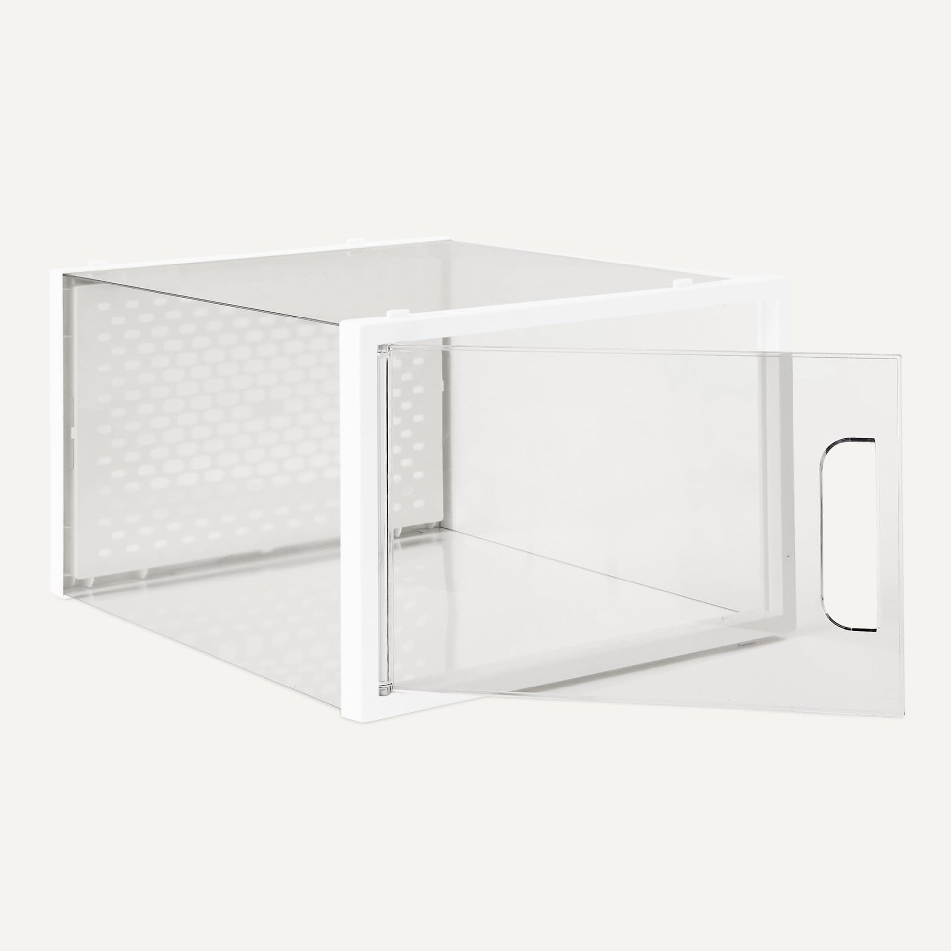 Stackable and Foldable Clear Shoe Storage Organizer Box (12 Count)