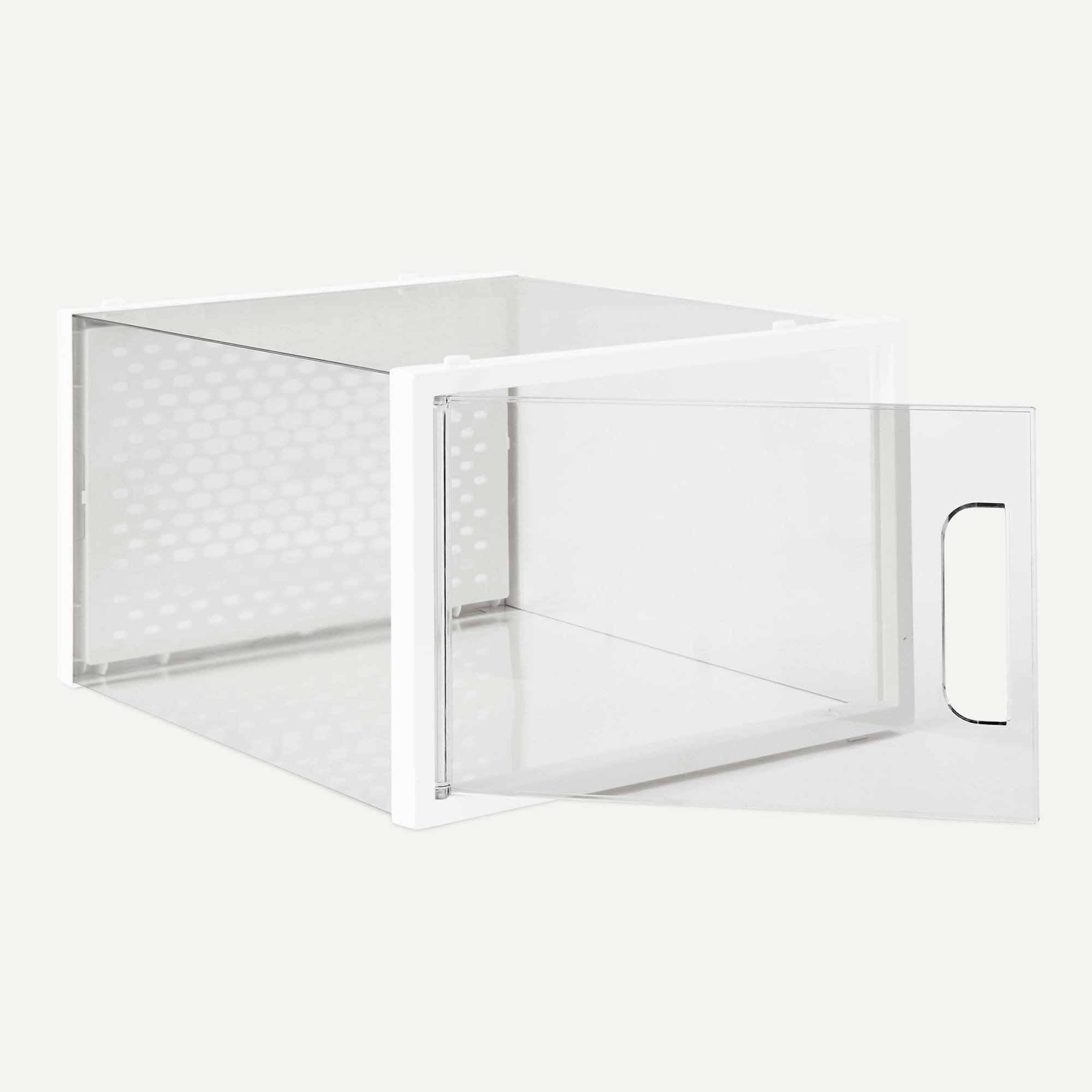 Stackable and Foldable Clear Shoe Storage Organizer Box (12 Count)