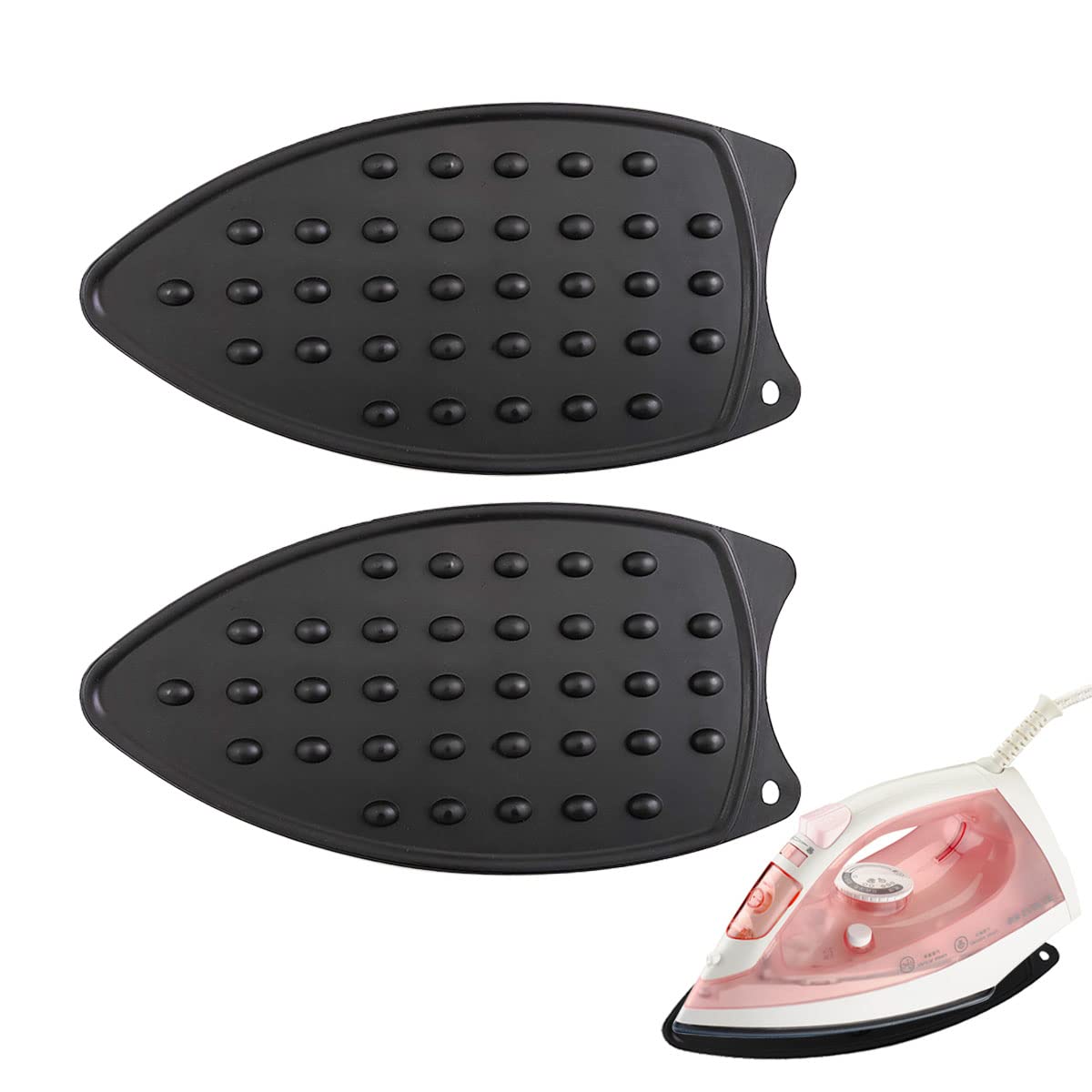 2 Pcs Silicone Iron Rest Pad