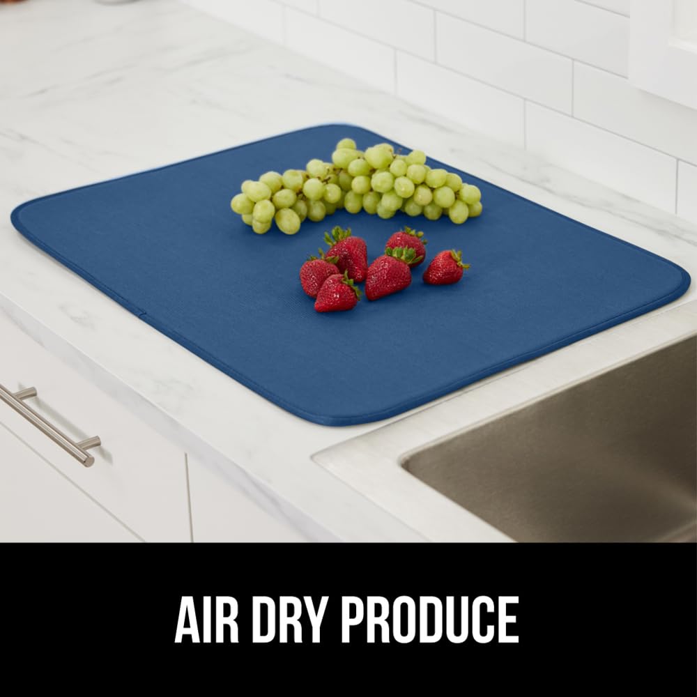 Ultra Water Absorbent Microfiber Dish Drying Mat (2 Count)