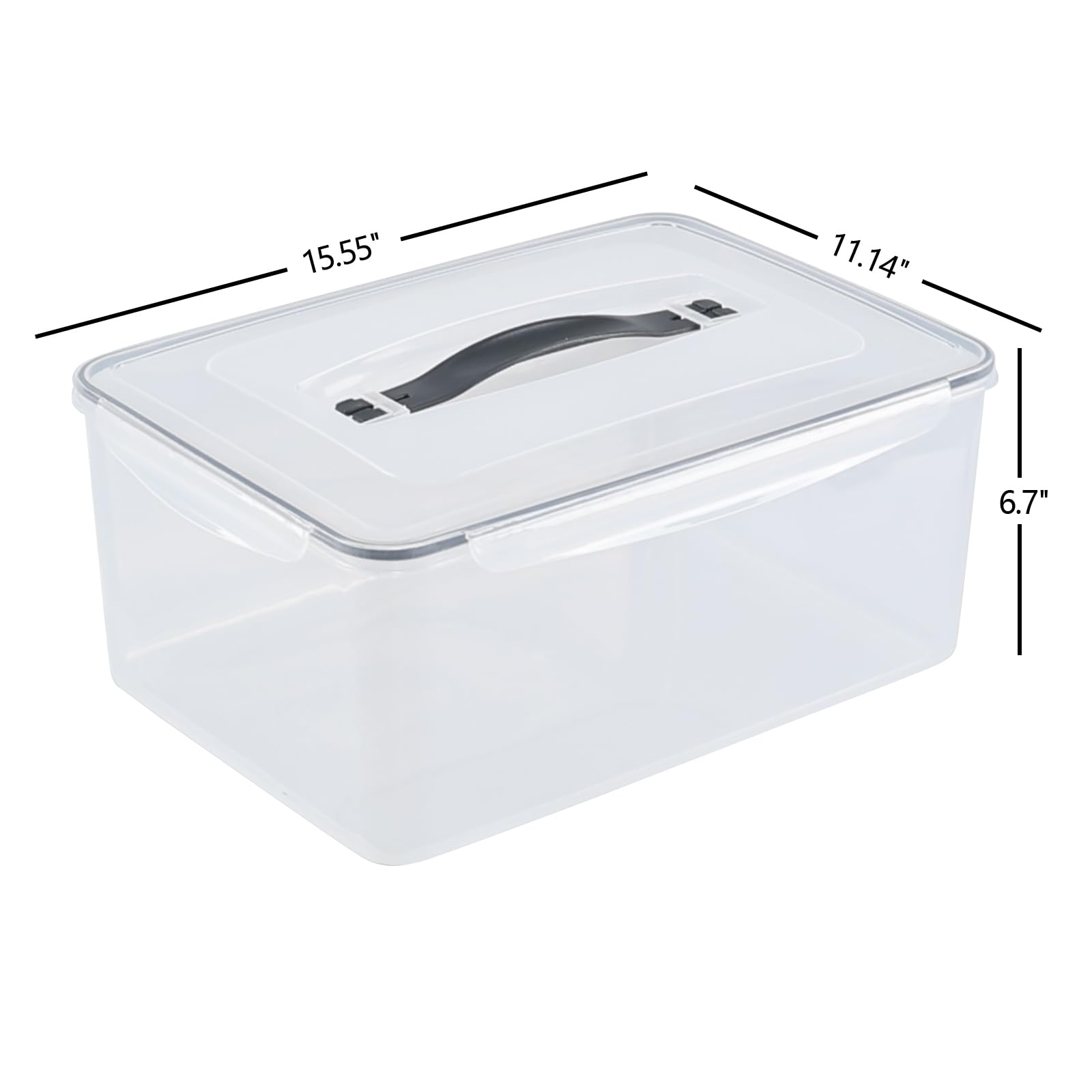 4 Pack 14.5 L Food Sealed Container (4 Count)