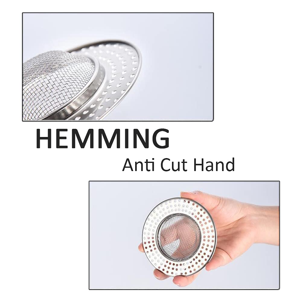 2pcs Heavy Duty Stainless Steel Slop Basket Filter Trap (2 Count)