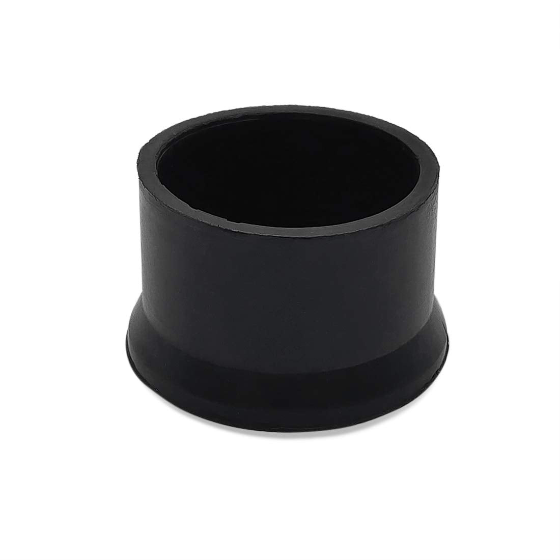 Furniture Chair Leg Caps Round Black 4PCS 50mm 2" (4 Count)
