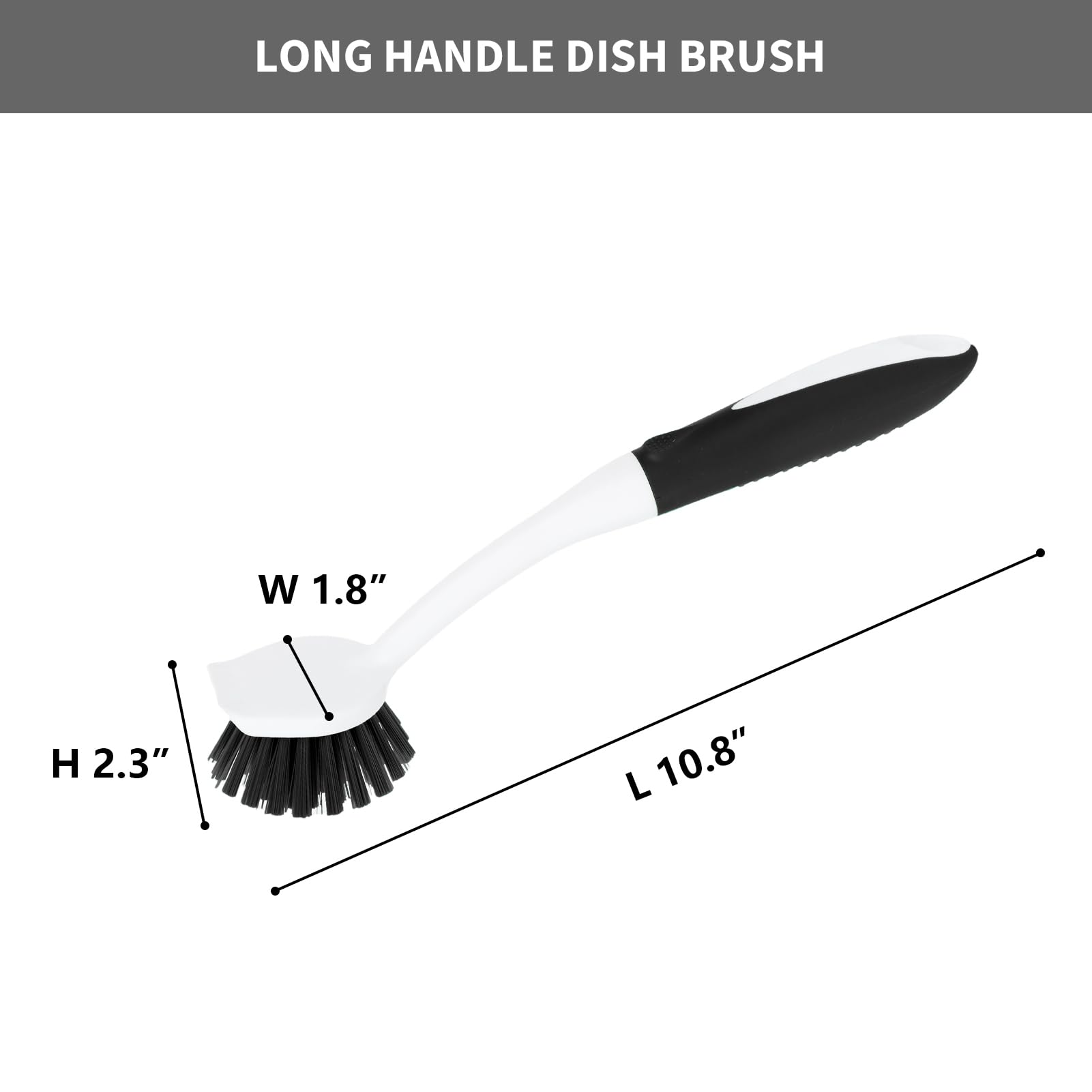 Dish Brush with Handle (2 Count)