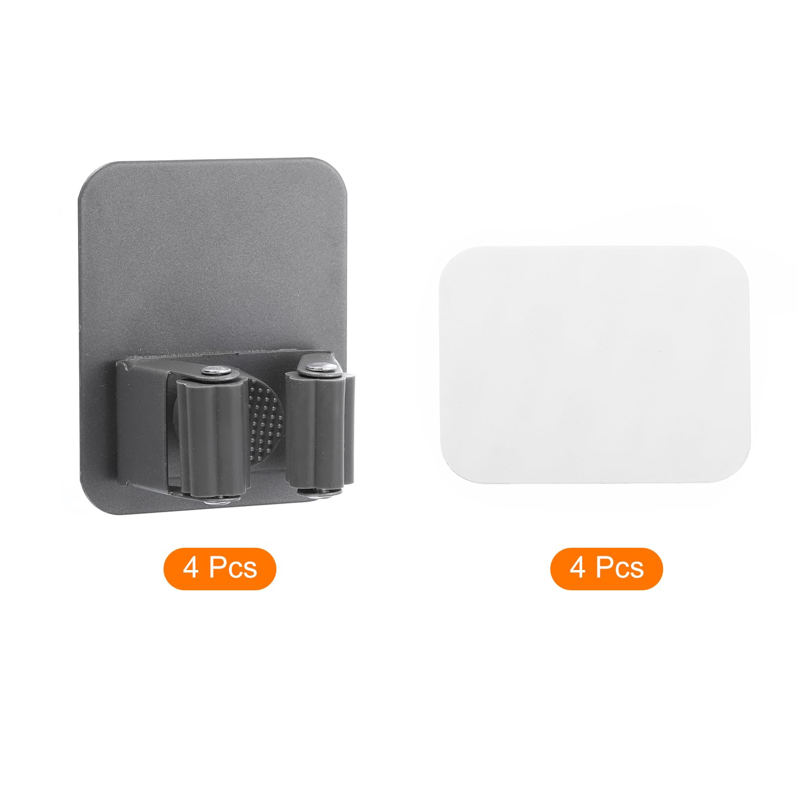 4pcs Mop Broom Holder Wall Mount